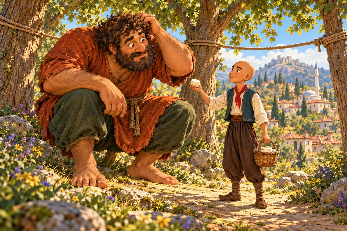 Keloğlan and the Giant