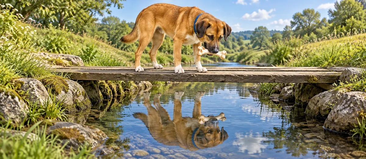 The Dog and His Reflection