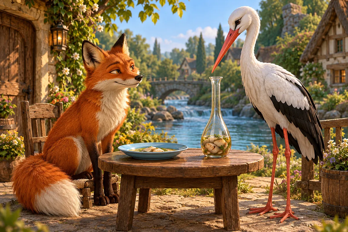 The Fox and the Stork