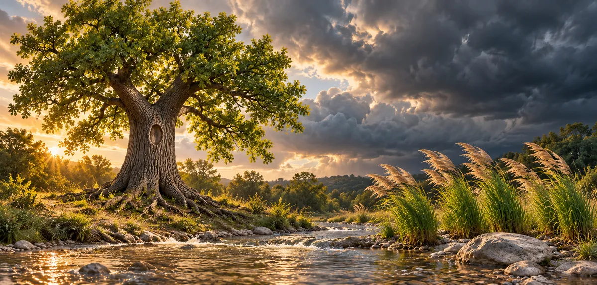 The Oak and the Reeds