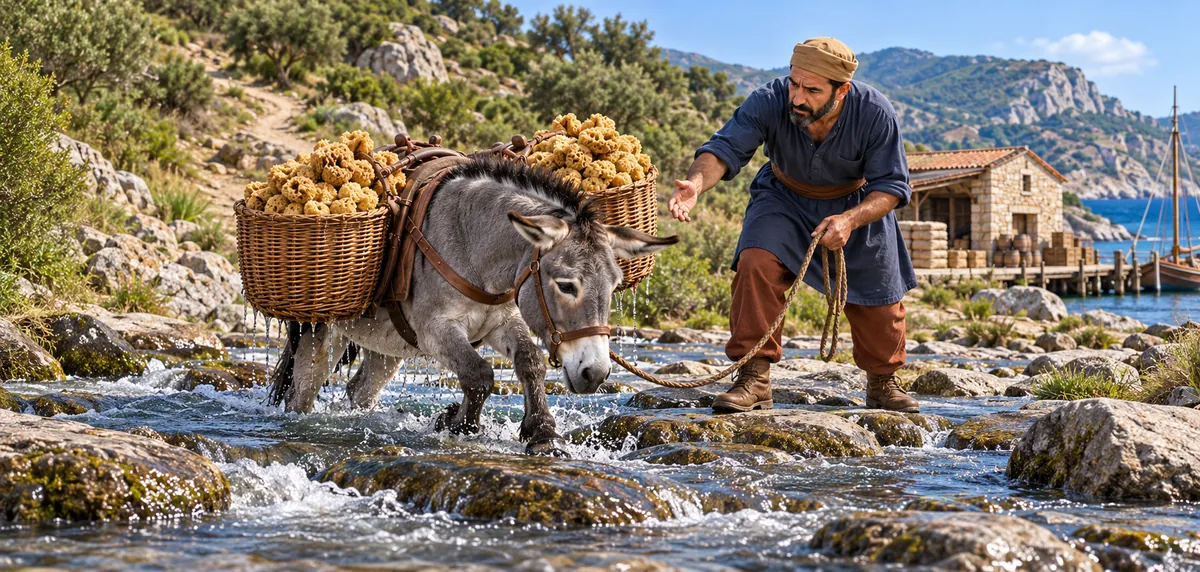 The Salt Merchant and His Donkey