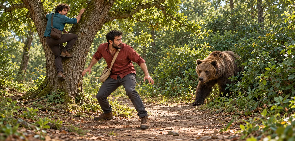 The Two Travellers and the Bear